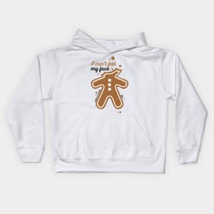 Funny Gingerbread Man Kids Hoodie